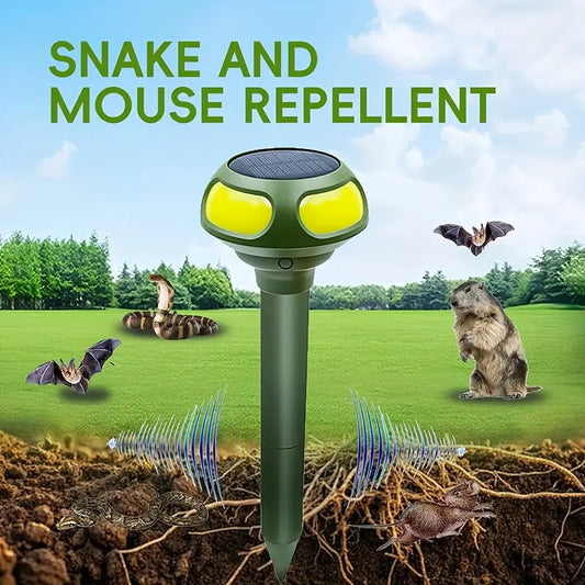2 Packs- Solar-powered Snake Repellent